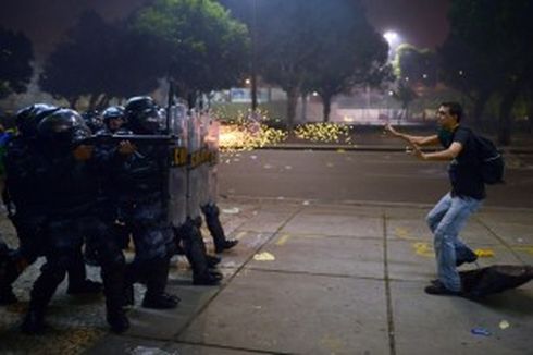Aksi Unjuk Rasa di Brasil Semakin Memburuk