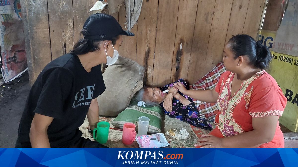 Ngatini, Nenek Umur 99 Tahun Hidup Sebatang Kara di Dipan, Rambut ...