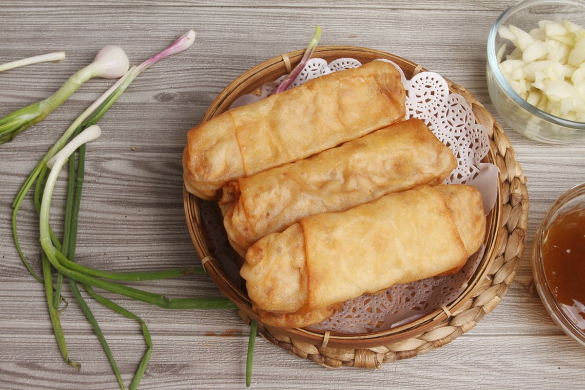 Ilustrasi lumpia. 