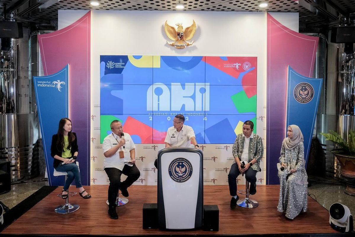 Kemenparekraf kembali menghadirkan Program Apresiasi Kreasi Indonesia (AKI) tahun 2024.
