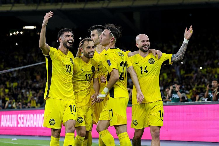 Timnas Malaysia mencatatkan kemenangan telak 4-0 atas Vietnam pada laga kedua Grup F Kualifikasi Piala Asia 2027 di Stadion Nasional Bukit Jalil, Rabu (12/6/2025) malam