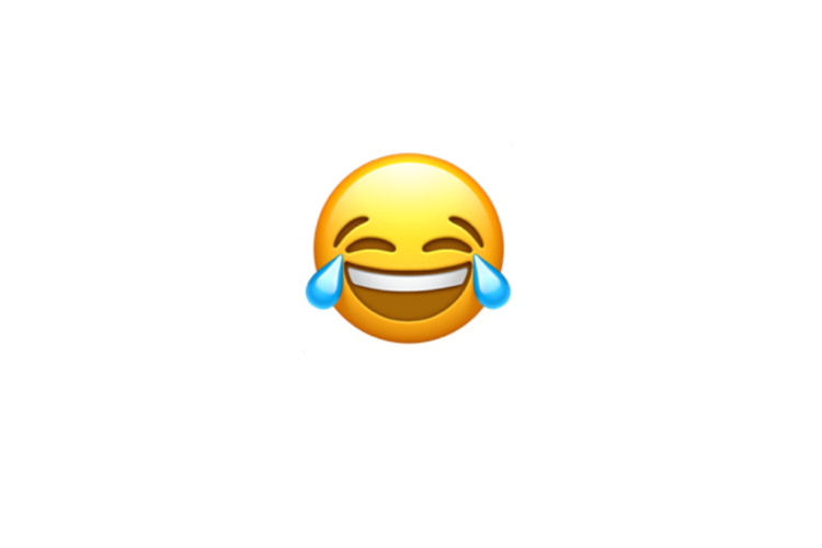 Ilustrasi emoji Face with Tears of Joy