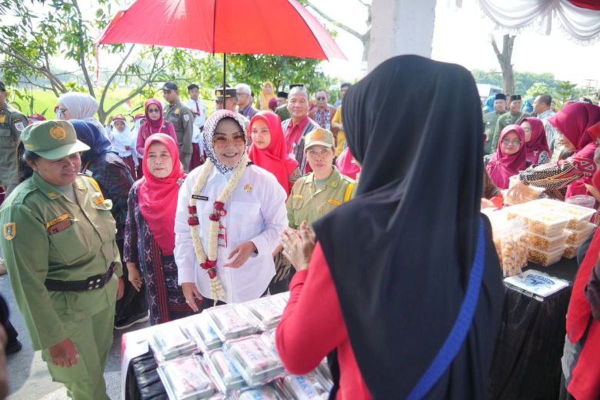 Bupati Klaten Sri Mulyani dalam kegiatan ?Sambang Warga?, Kamis (20/6/2024).