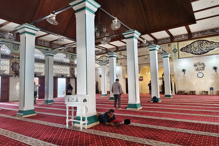 Masjid Luar Batang, wisata religi di Jakarta Utara, Sabtu (23/3/2024). 