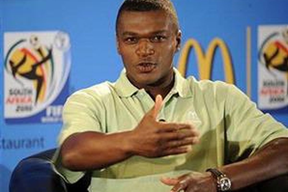 Legenda sepak bola Perancis, Marcel Desailly.
