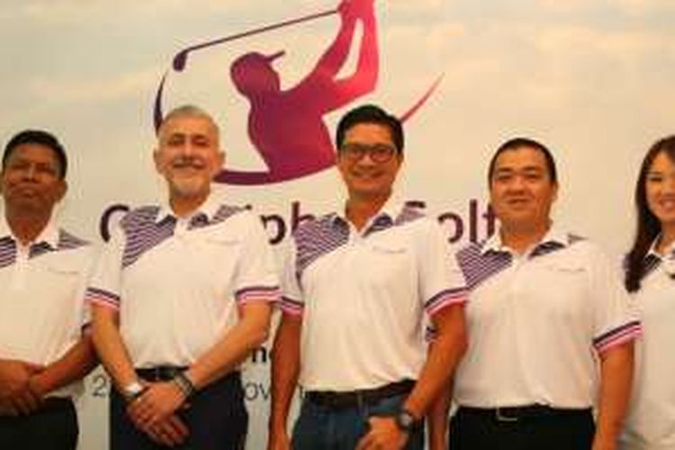  Agus Triyono – Sekretaris Jenderal Professional Golfers Association Tour of Indonesia (PGA TI); Irfan Hamid – Direktur Asosiasi Asian Tour; Michael Wanandi – Chief Executive Officer Combiphar; Agung Budiman – Direktur Utama Gunung Geulis Country Club; Merry Kwan – OB Golf, selaku Promotor Asian Development Tour