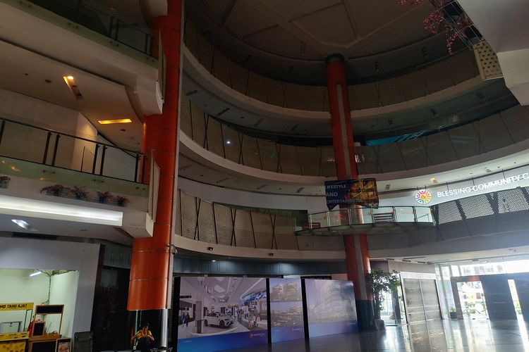 Pluit Junction Mal di Penjaringan, Jakarta Utara, resmi ditutup.