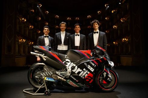 Aprilia Resmikan Tim MotoGP 2022, Begini Tampilan Motornya