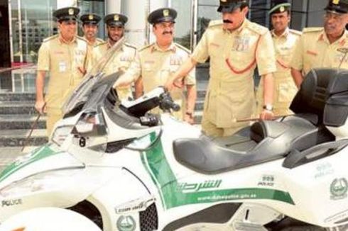 Sepeda Motor Super Perkuat Kepolisian Dubai