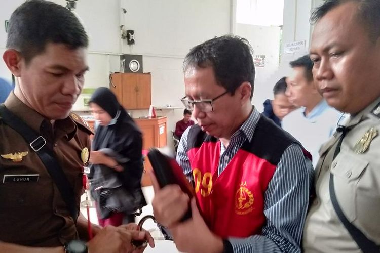 Mantan Plt Ketua PSSI, Joko Driyono jalani sidang replik di Pengadilan Negeri Jakarta Selatan, Senin (15/7/2019)