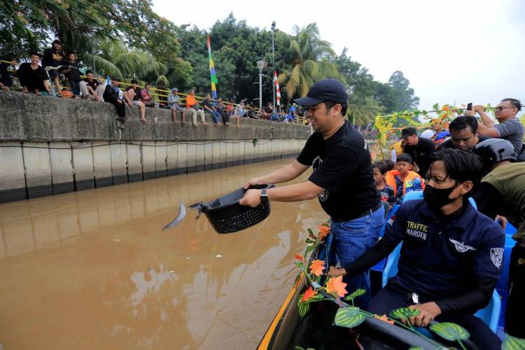 Pemkot Tangerang sediakan 2 ton ikan untuk kegiatan mancing bersama masyarakat Tangerang.