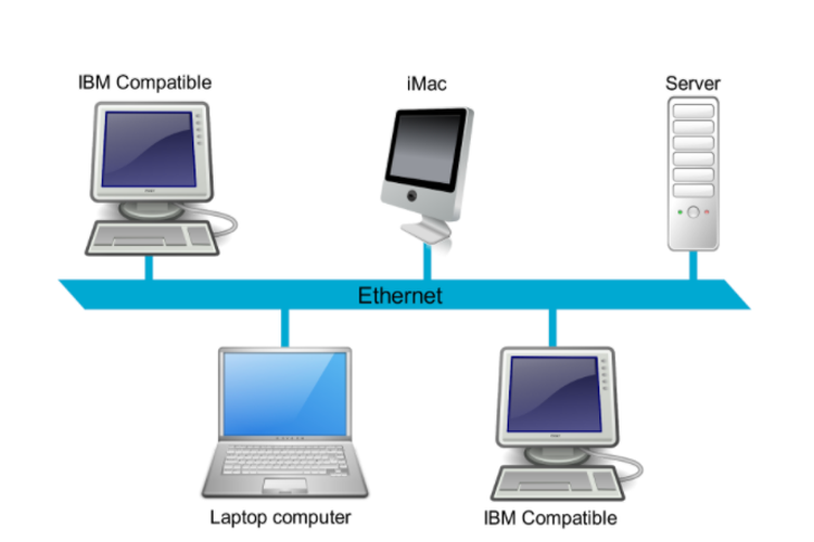 Ilustrasi jaringan LAN