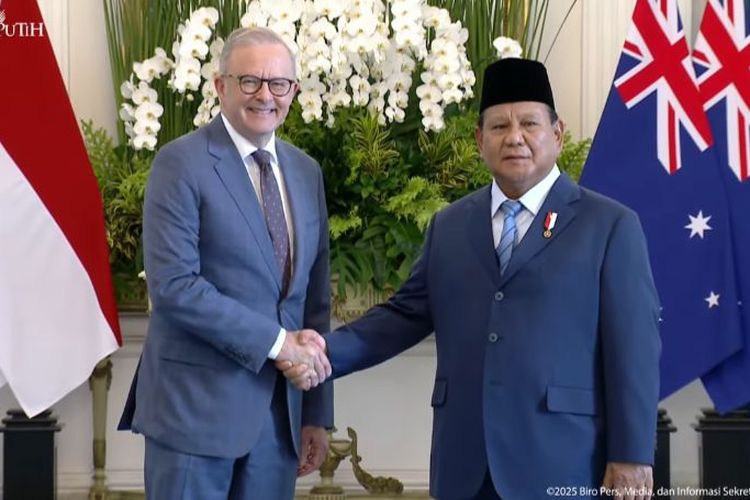 Prabowo Terima Kunjungan PM Australia Anthony Albanese di Istana