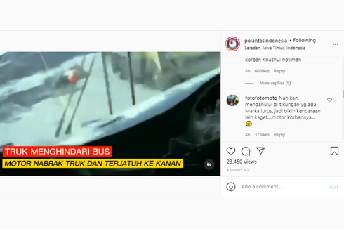 Video Bus Lindas Motor, Ini Risiko Menempel Kendaraan Besar 