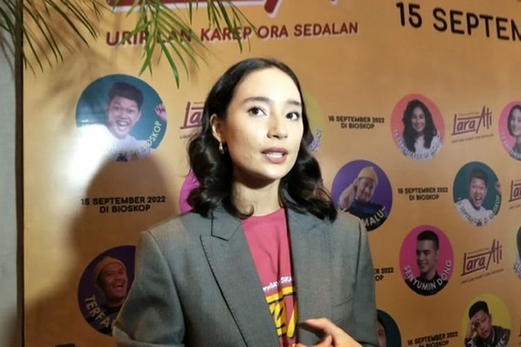 Tatjana Saphira di Epicentrum, Jakarta Selatan, Selasa (6/9/2022).