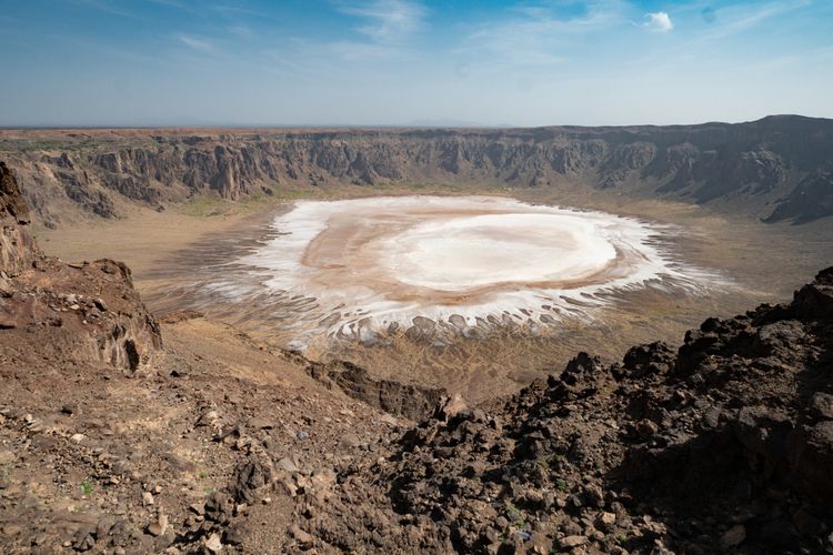 Kawah Al-Wahbah di Mekkah, Arab Saudi.