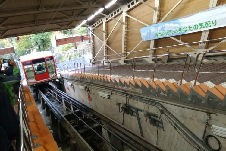 Cable car di Tateyama, Jepang