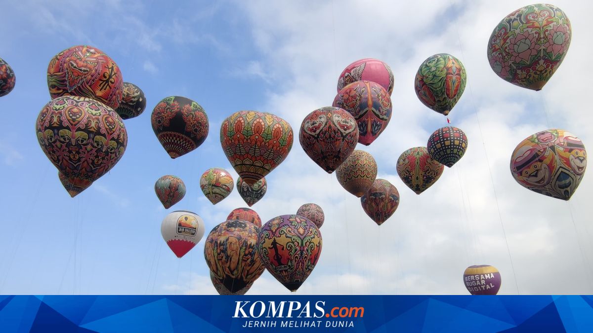 Saat Langit Wonosobo Dipenuhi Balon Udara Warna-warni dalam Java Balloon Attraction
