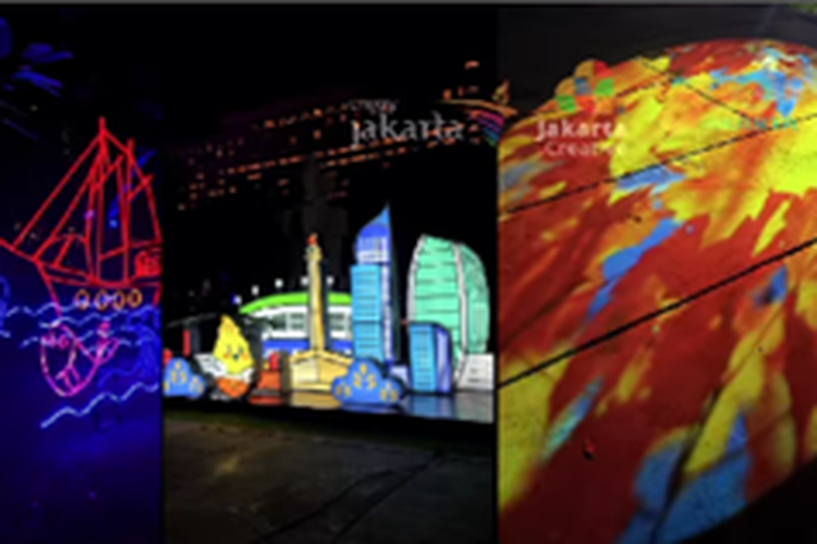 Hari Terakhir Jakarta Light Festival 2025, Ada Atraksi Cahaya di Lapangan Banteng
