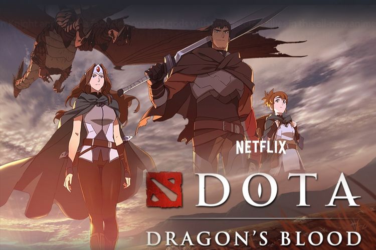 Poster serial anime DOTA: Dragon's Blood