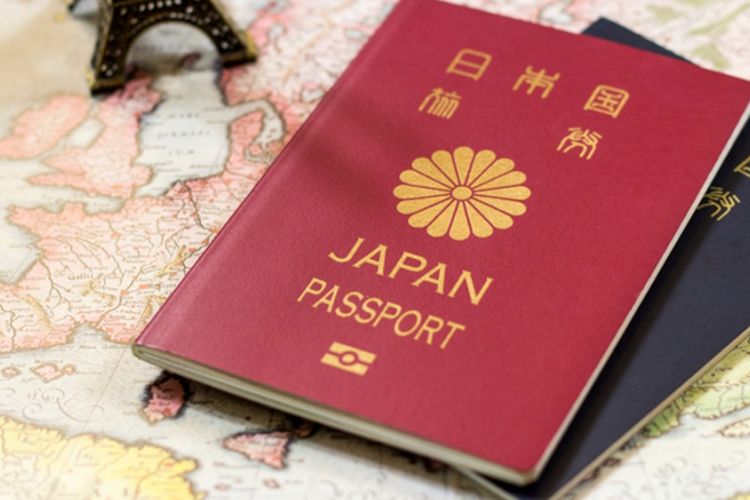 ILUSTRASI - paspor Jepang