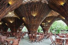 Unik, Kafe Ini Ditopang 10.000 Bambu