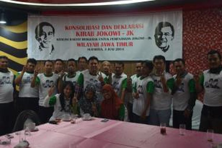 Kirab Jokowi-JK dukung pemenangan Jokowi-JK di Jatim.