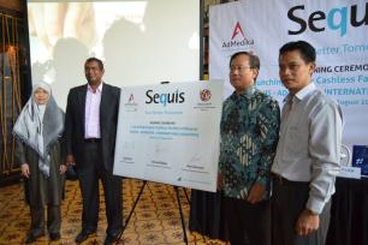 Peluncuran layanan berobat cashless di Malaysia yang merupakan kerjasama antara Sequis Life, AdMedika dan International Assistance, Selasa (11/8/2015).