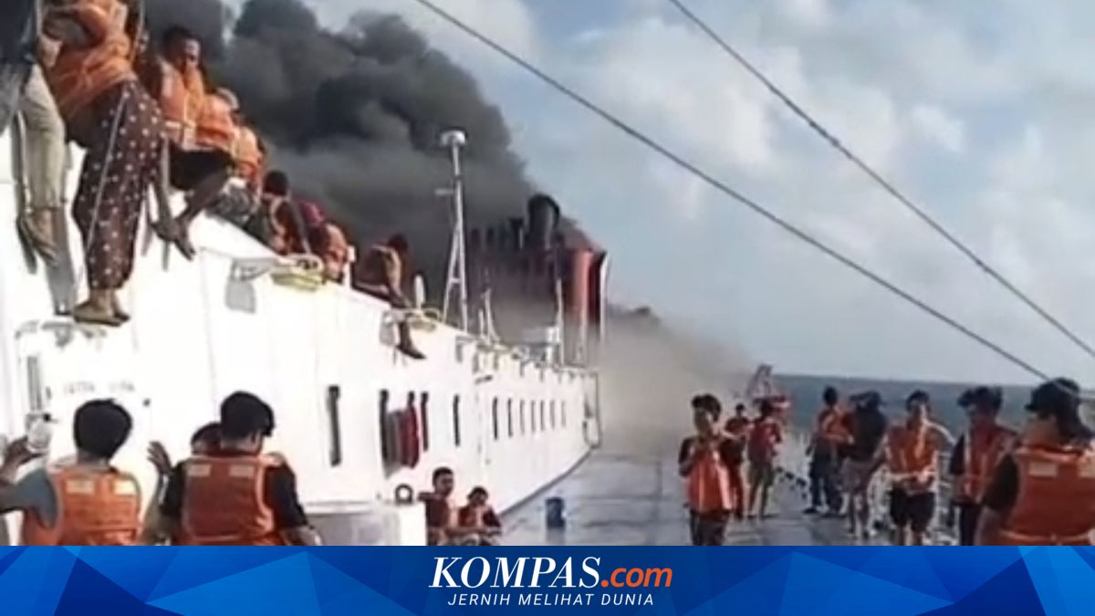 KMP Mutiara Sentosa 2 Terbakar di Perairan Sumenep, Apa yang Terjadi?