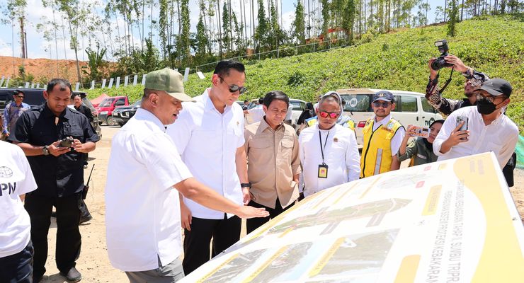 AHY Injakkan Kaki Pertama Kali, Mengaku Siap Tinggal di IKN