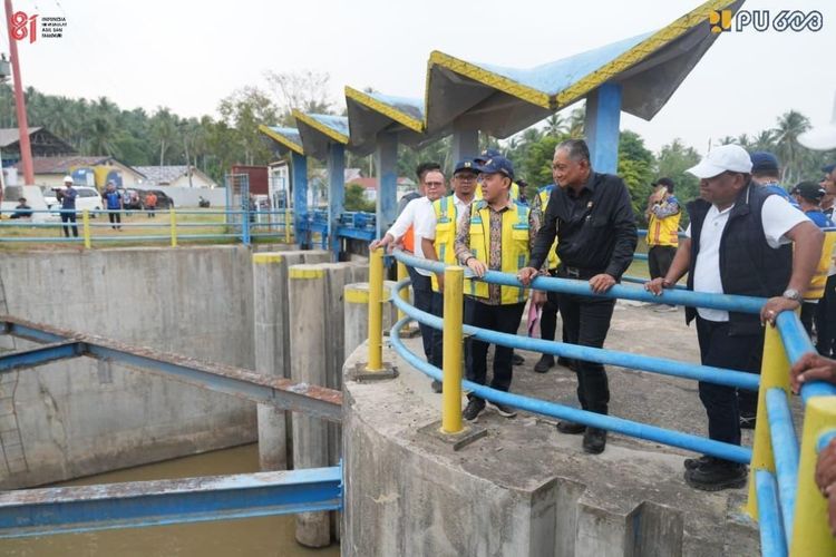 Percepat Rehabilitasi DI Pante Lhong, Menteri Dody Pastikan Pasokan Air ke Sawah Kembali Normal