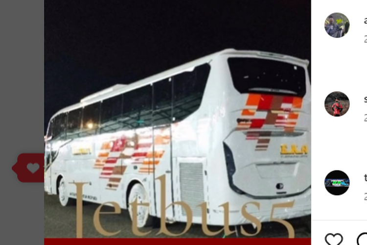 Bocoran bus baru PO Eka Cepat