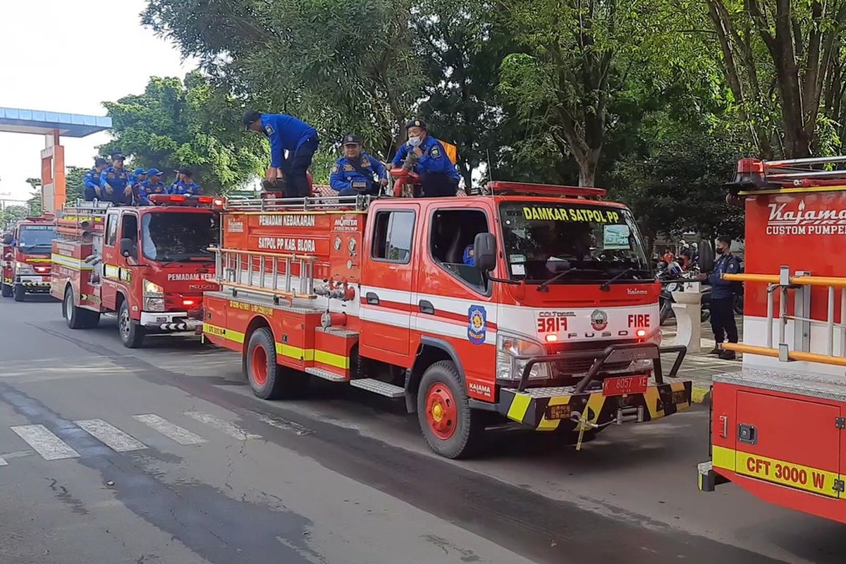 Ilustrasi mobil pemadam kebakaran (Damkar)