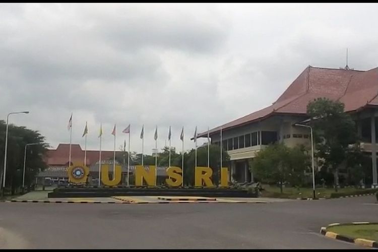 Kampus Universitas Sriwijaya (Unsri) Indralaya, Ogan Ilir, Sumatera Selatan. 
