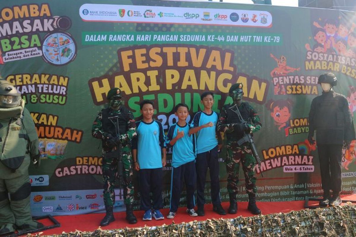 Selain memperingati Hari Pangan Sedunia, Festival MABAR B2SA digelar untuk merayakan HUT TNI ke-79. 