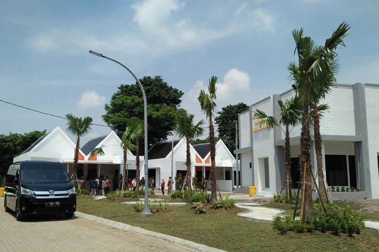 Kompleks perumahan dinas Kejaksaan Negeri Gresik di Kecamatan Cerme, Gresik, Jawa Timur, yang diresmikan Selasa (24/1/2023).
