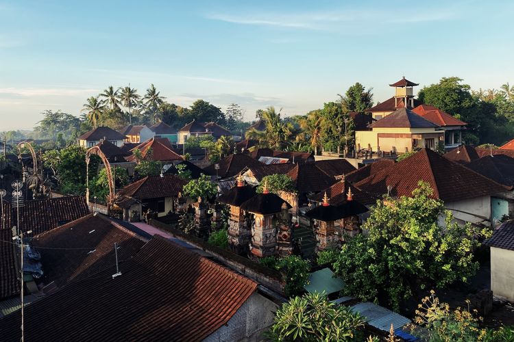 Ilustrasi Ubud di Bali.
