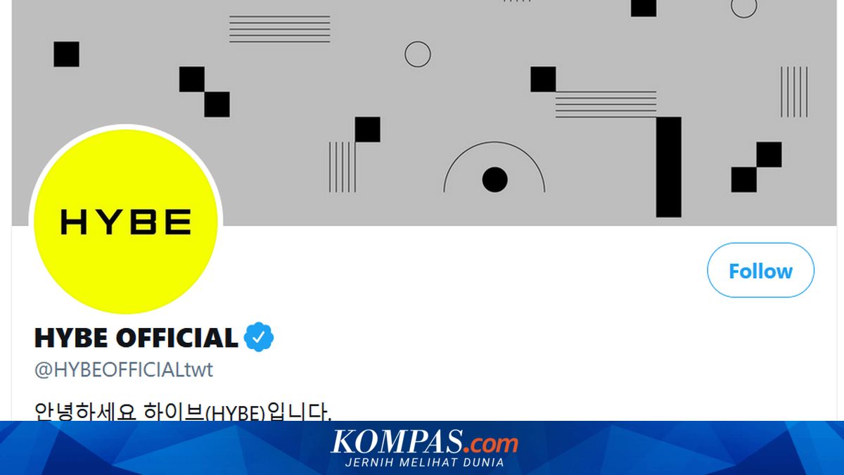 HYBE Luncurkan Situs Web dan Akun Twitter Resmi