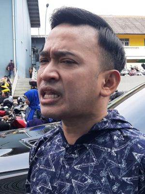 Ruben Onsu saat dijumpai di kawasan Tendean, Jakarta Selatan, Jumat (13/3/2020). 