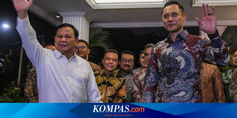 AHY: Selamat Pak Prabowo-Gibran, Presiden Terpilih 2024-2029 - Nasional Kompas.com
