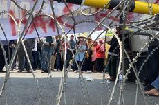 Ratusan Petani Lampung Tengah Berunjuk Rasa Protes Lahan PT BSA 