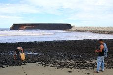 Tercemar Tambang Batu Bara, Pantai di Aceh Barat Sepi Pengunjung