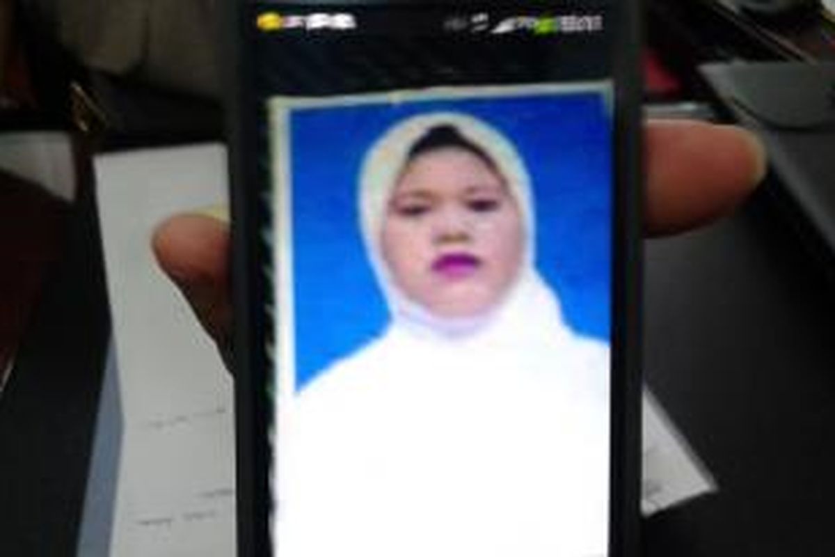 Foto Kartinah alias Sartinah alias Tinah, pembantu rumah tangga (PRT) yang diduga menganiaya anak majikannya, Jason yang baru berumur 3,6 tahun hingga meninggal. 