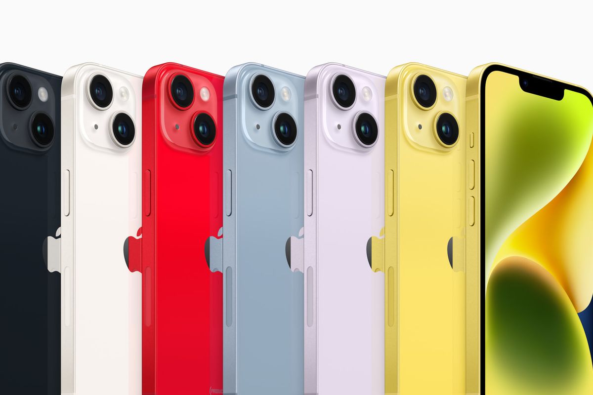 spring color iPhone 14 dan iPhone 14 Plus warna kuning.