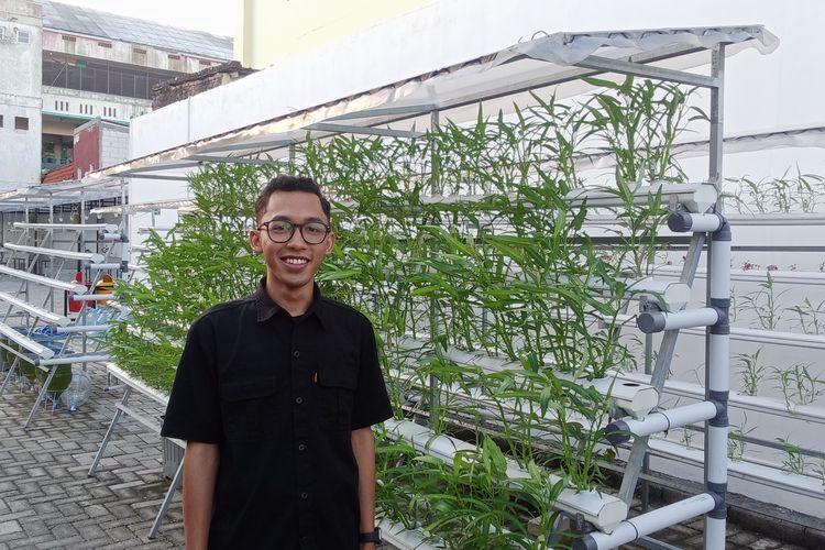Healing Sambil Bertani, Cerita Mahasiswa Surabaya Kelola Hidroponik di Kampus