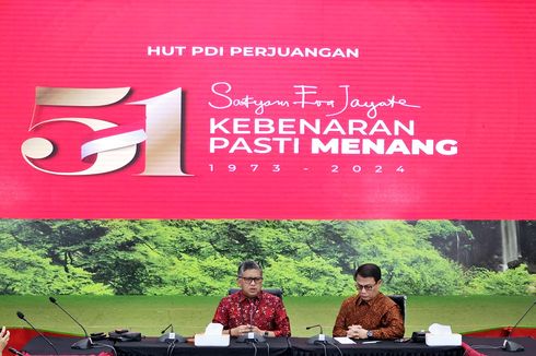 Hasto Persilakan Gibran dan Bobby Dengarkan Pidato Megawati di HUT Ke-51 PDI-P