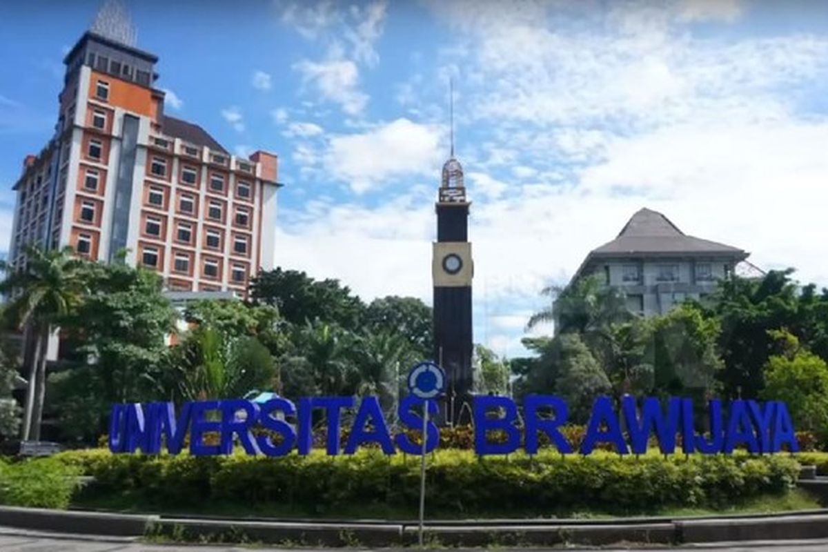 Tampak depan bangunan Universitas Brawijaya