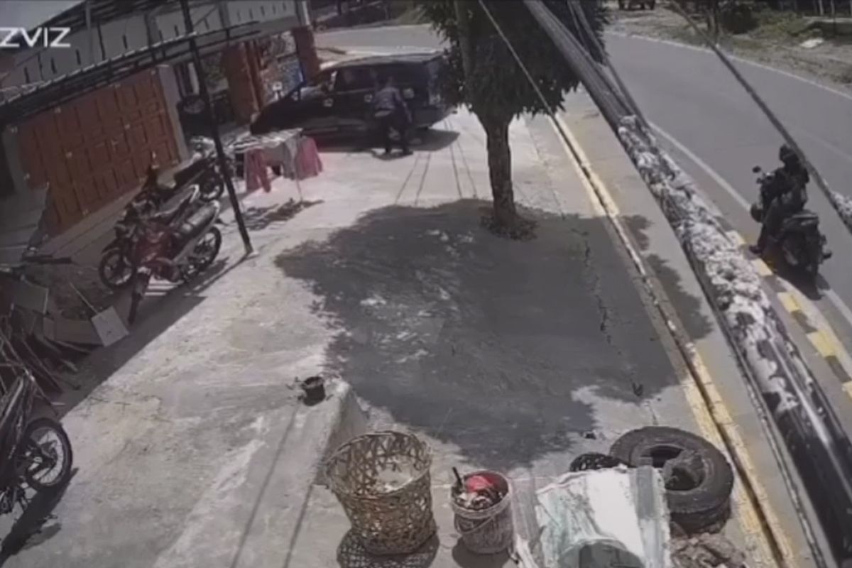 Lokasi pencuri di Toba ambil uang dana desa yang berada di dalam mobil yang pintunya tidak terkunci