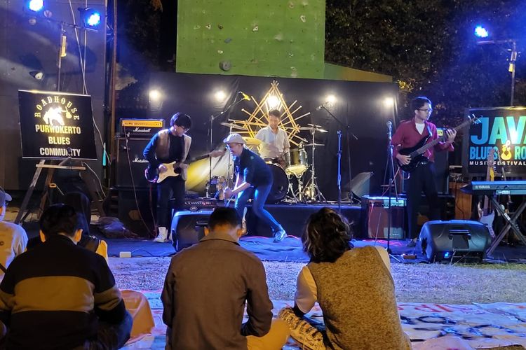 Pre Event Java Blues and Roots Music Festival 2023 di UIN Saizu Purwokerto, Jumat (18/8/2023) malam.