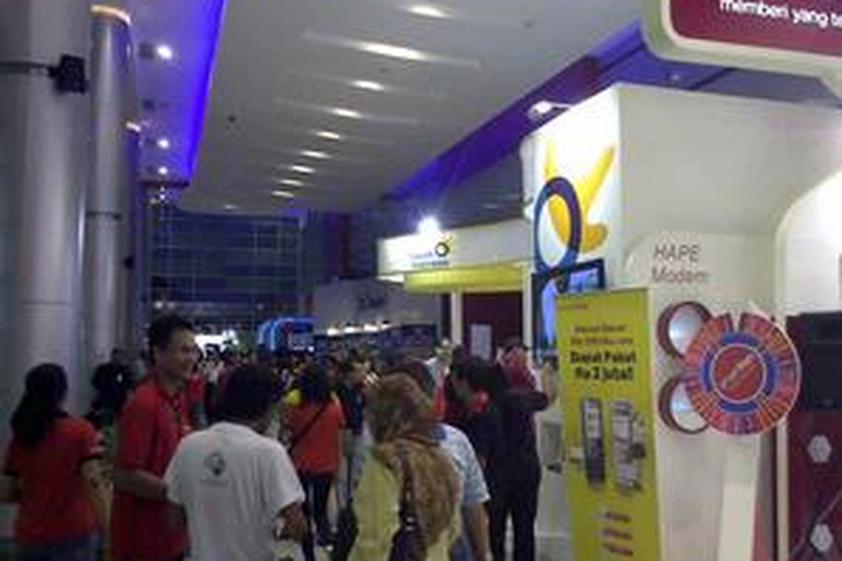 Suasana di arena PRJ, Jumat (11/6/2010) petang.